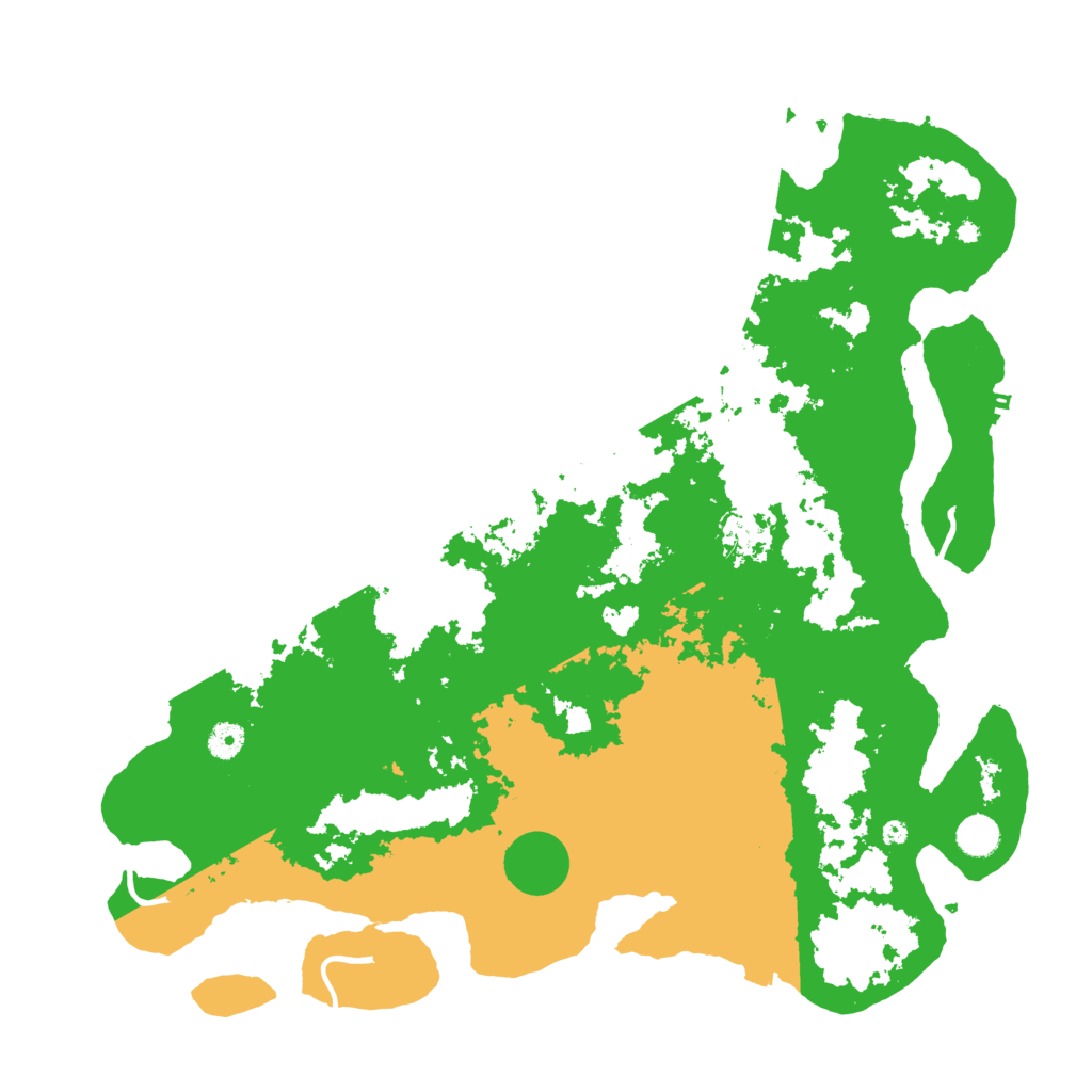 Biome Rust Map: Procedural Map, Size: 4500, Seed: 184479