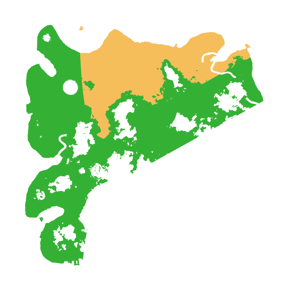 Biome Rust Map: Procedural Map, Size: 3500, Seed: 1242859343
