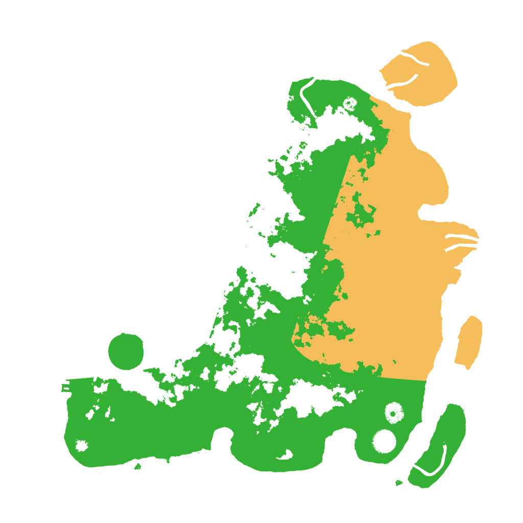 Biome Rust Map: Procedural Map, Size: 3950, Seed: 10886147