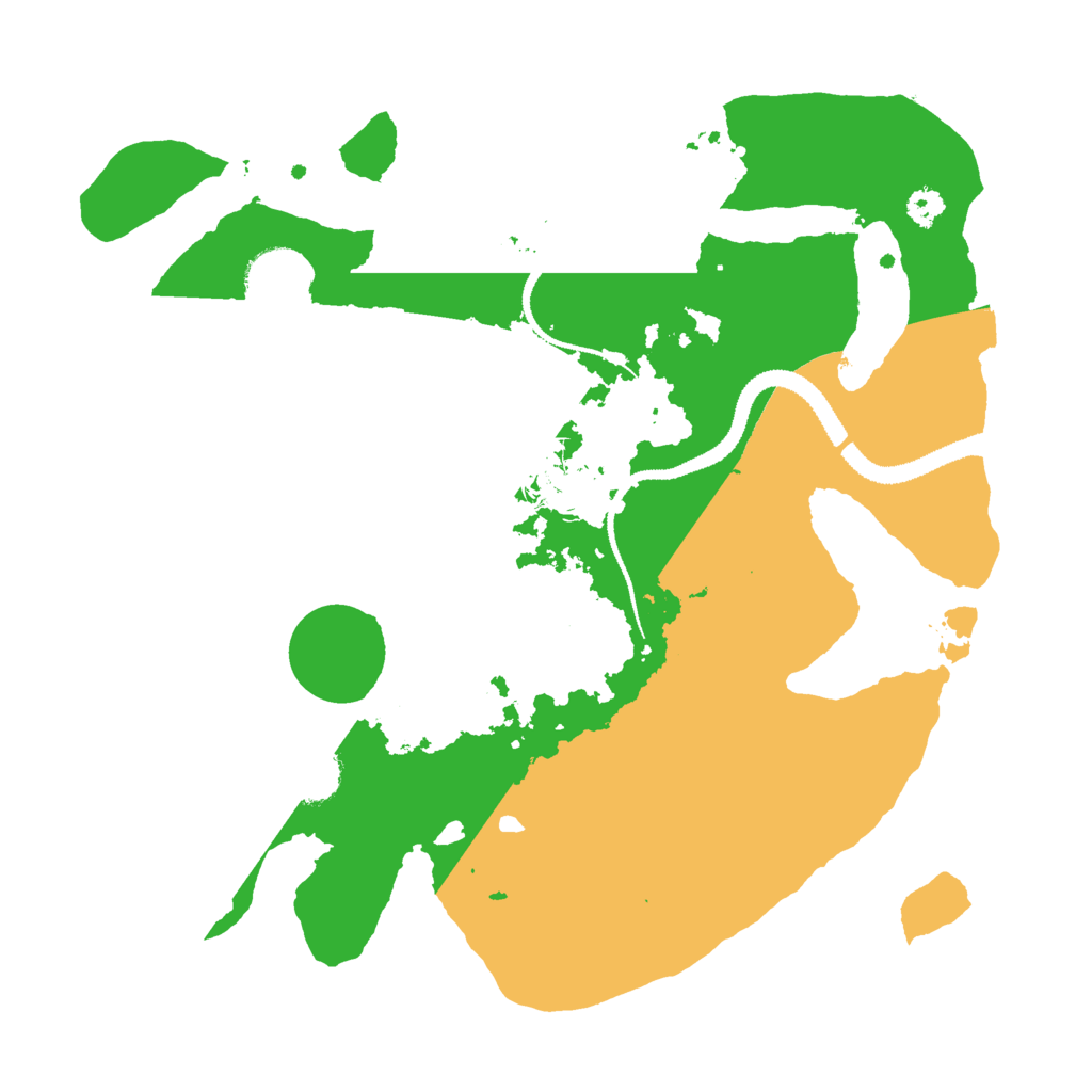 Biome Rust Map: Procedural Map, Size: 3000, Seed: 1137335427