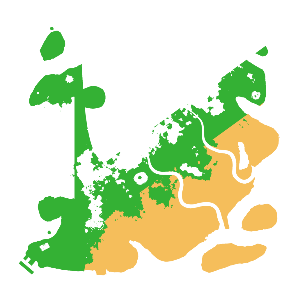 Biome Rust Map: Procedural Map, Size: 3500, Seed: 3902