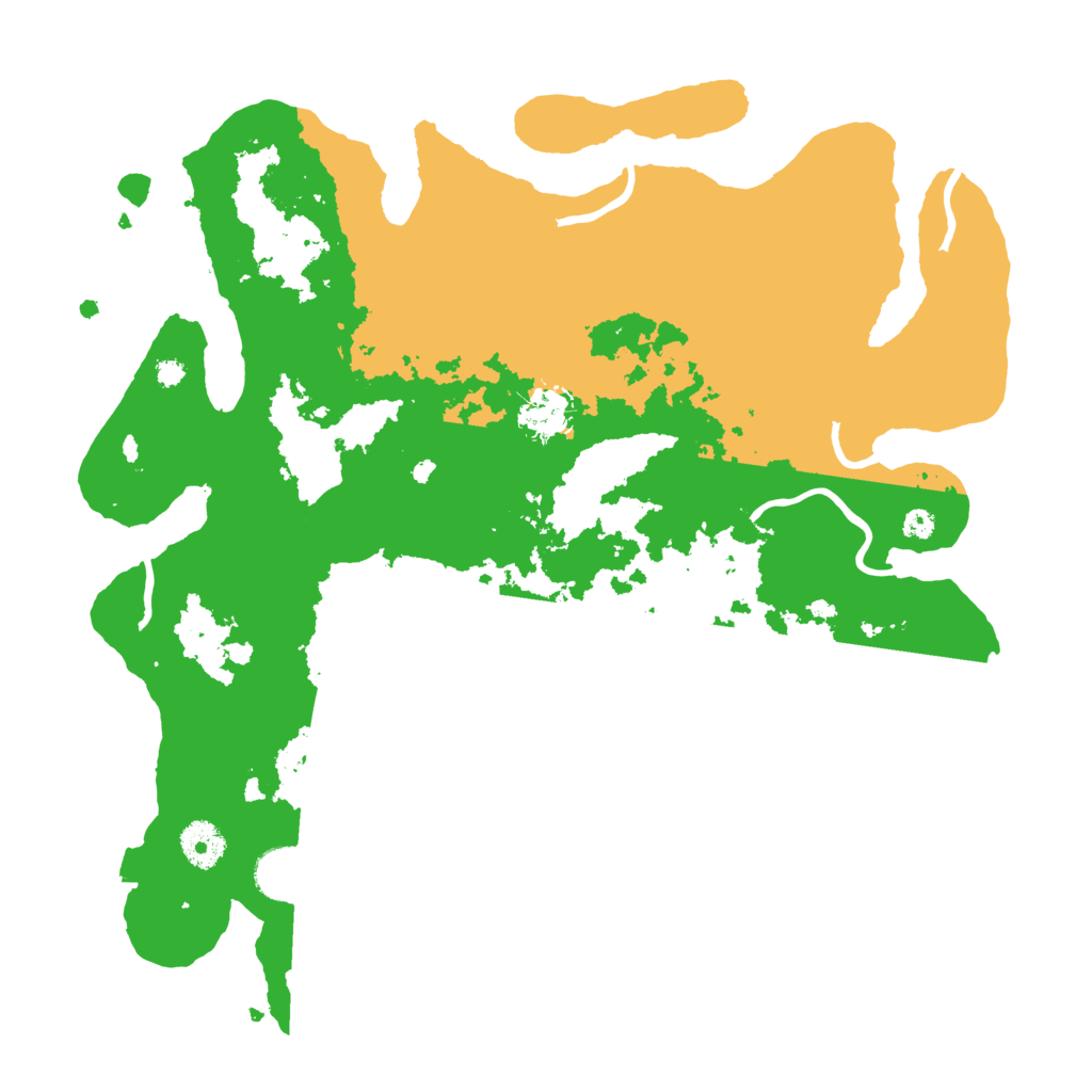 Biome Rust Map: Procedural Map, Size: 3650, Seed: 89843938