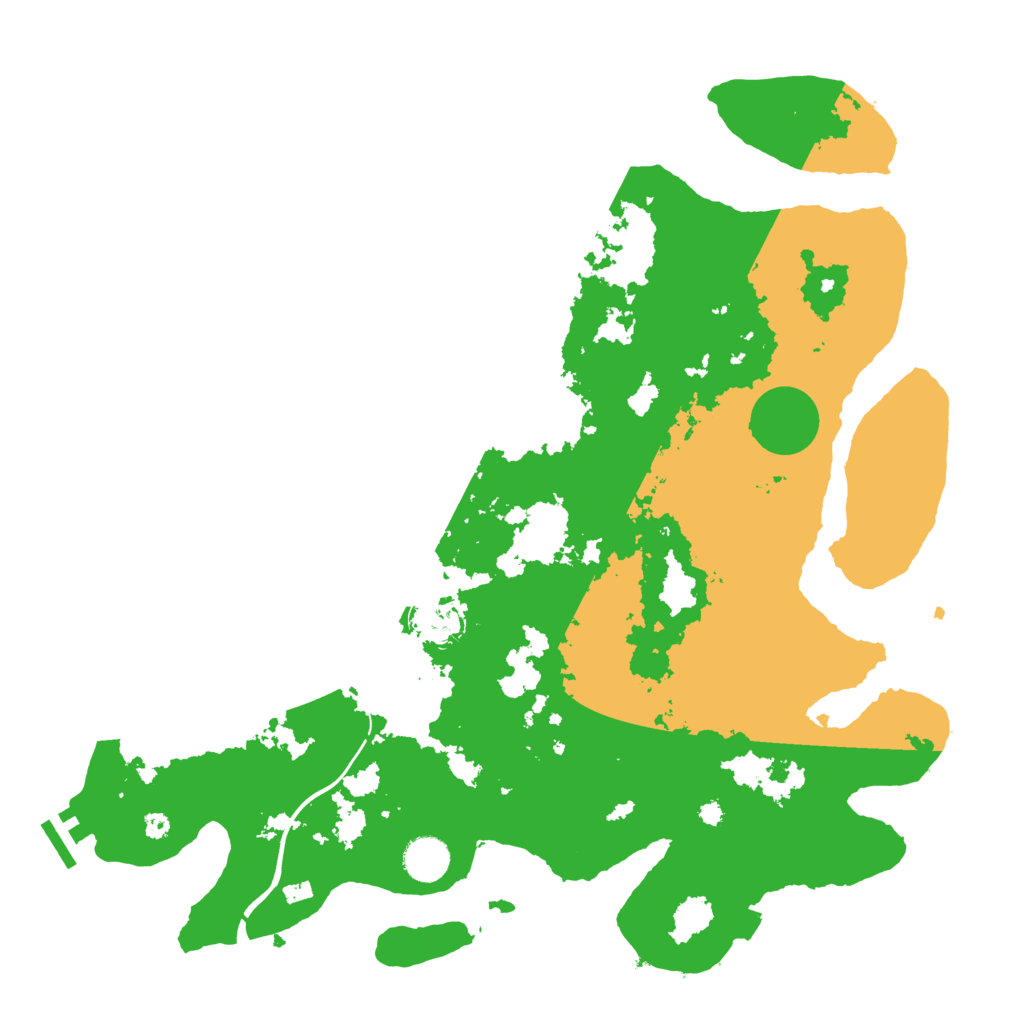 Biome Rust Map: Procedural Map, Size: 3950, Seed: 19745107