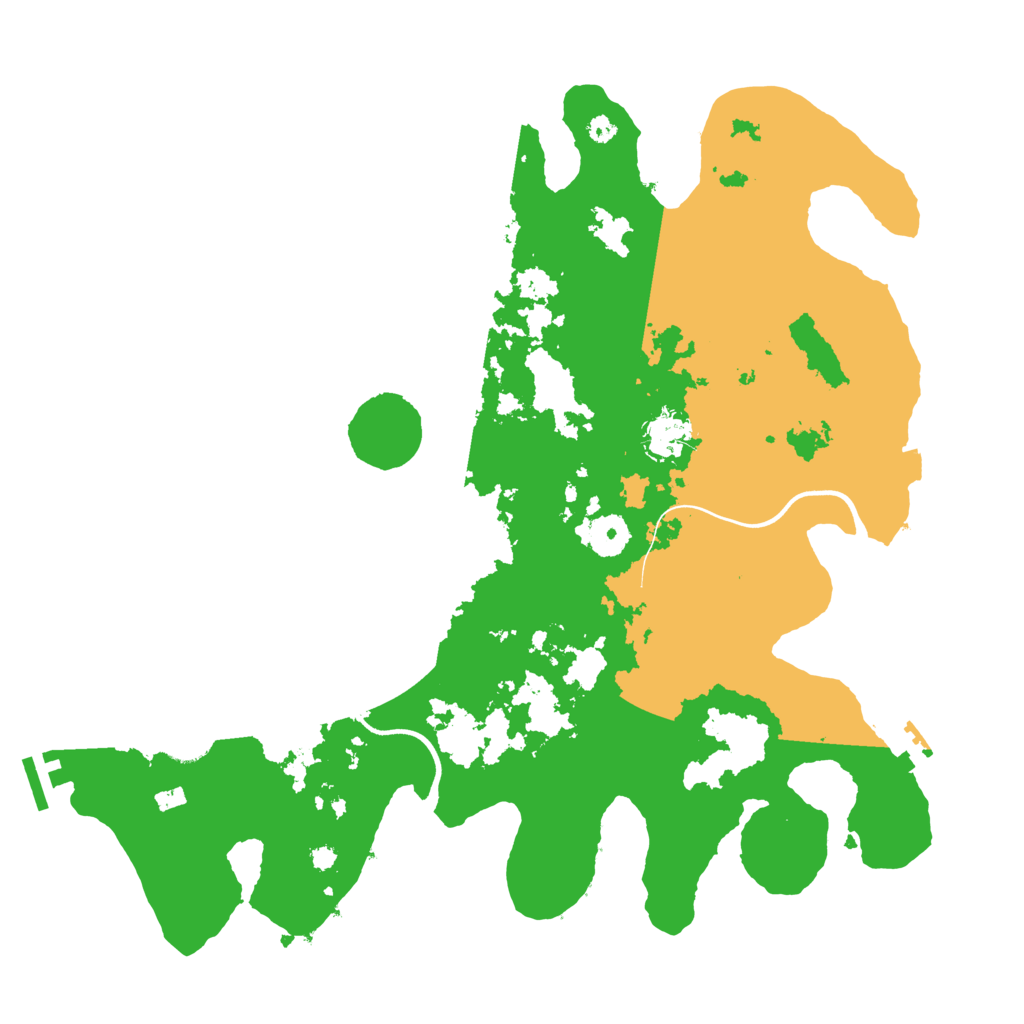 Biome Rust Map: Procedural Map, Size: 3800, Seed: 39744504