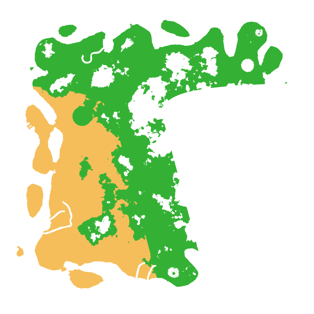 Biome Rust Map: Procedural Map, Size: 4300, Seed: 28908537