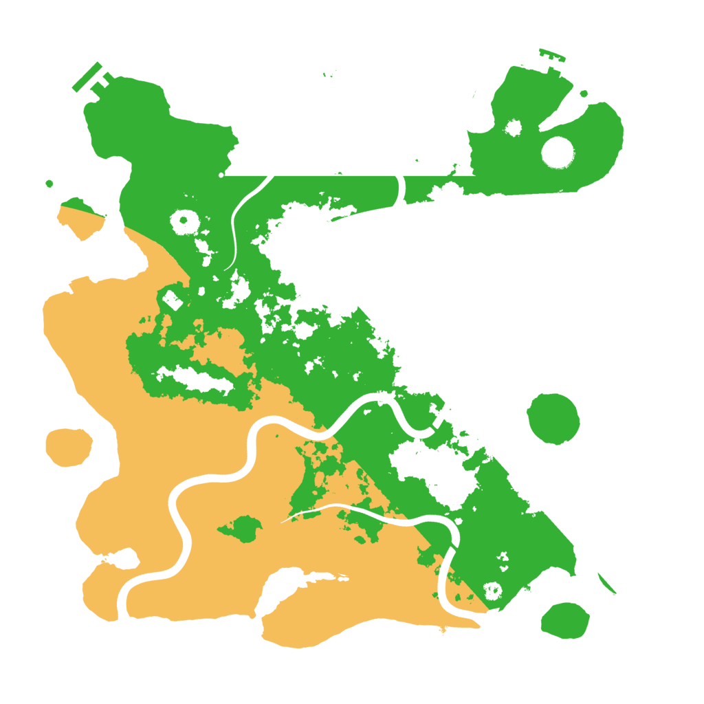 Biome Rust Map: Procedural Map, Size: 3850, Seed: 27188045
