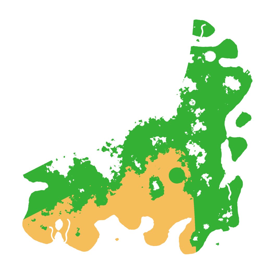 Biome Rust Map: Procedural Map, Size: 4400, Seed: 9351569