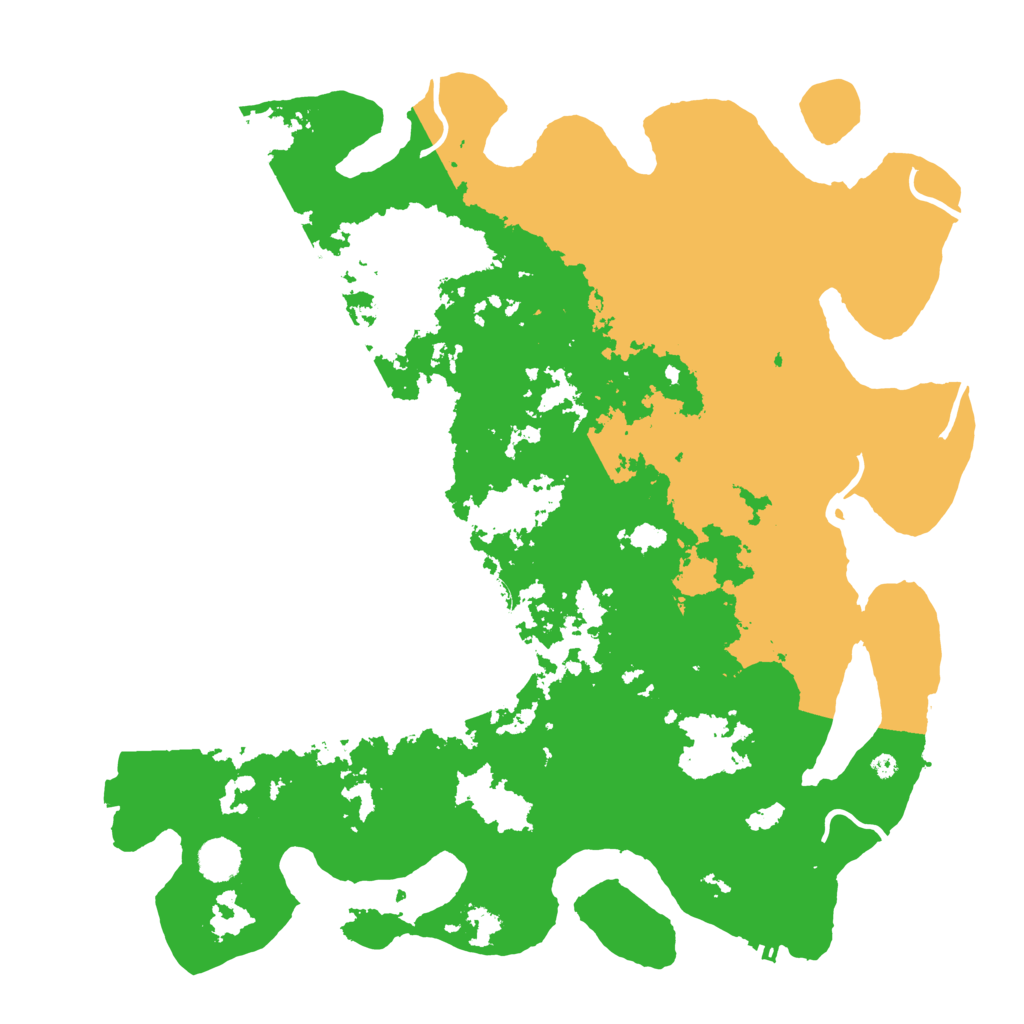 Biome Rust Map: Procedural Map, Size: 4300, Seed: 76445