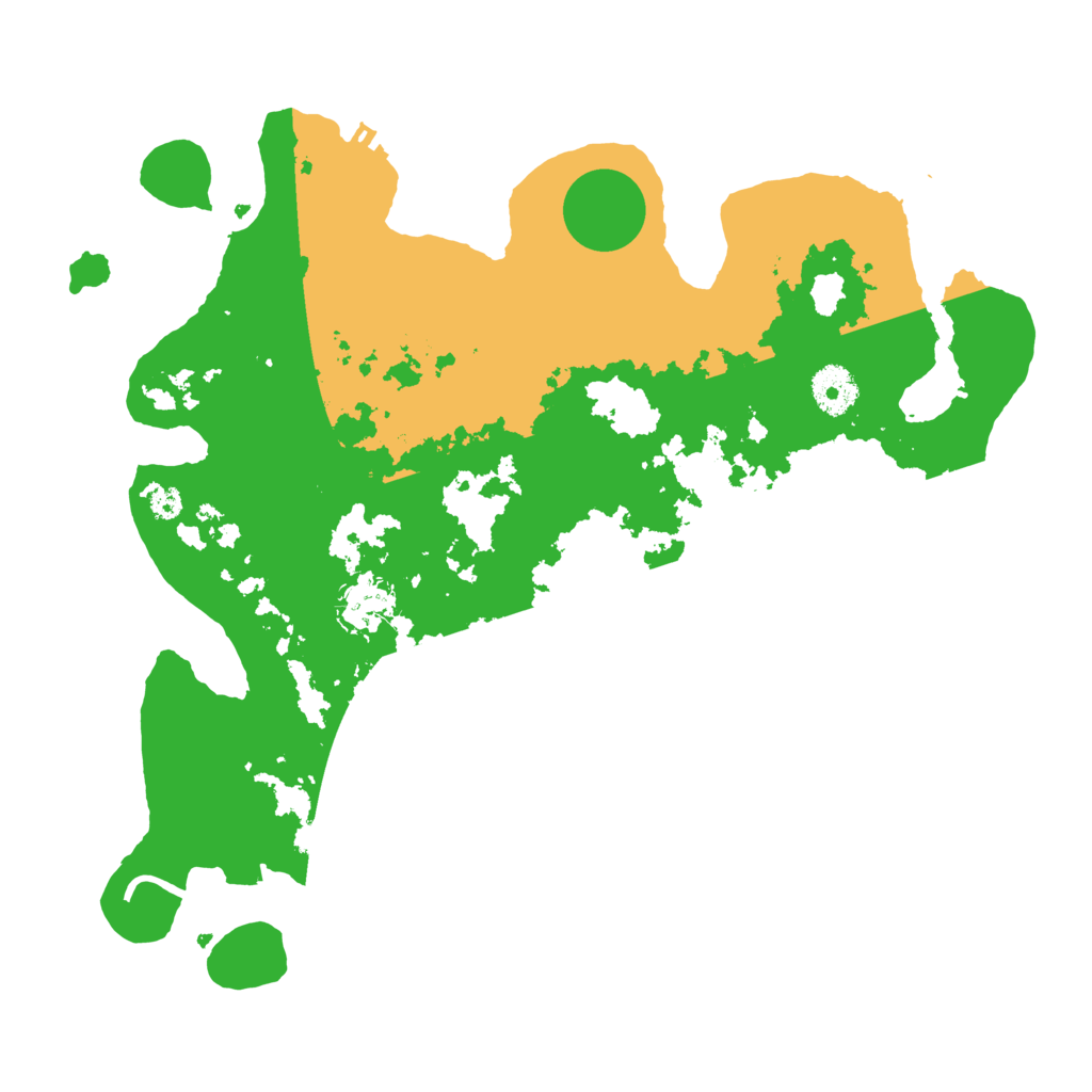 Biome Rust Map: Procedural Map, Size: 3500, Seed: 76572222