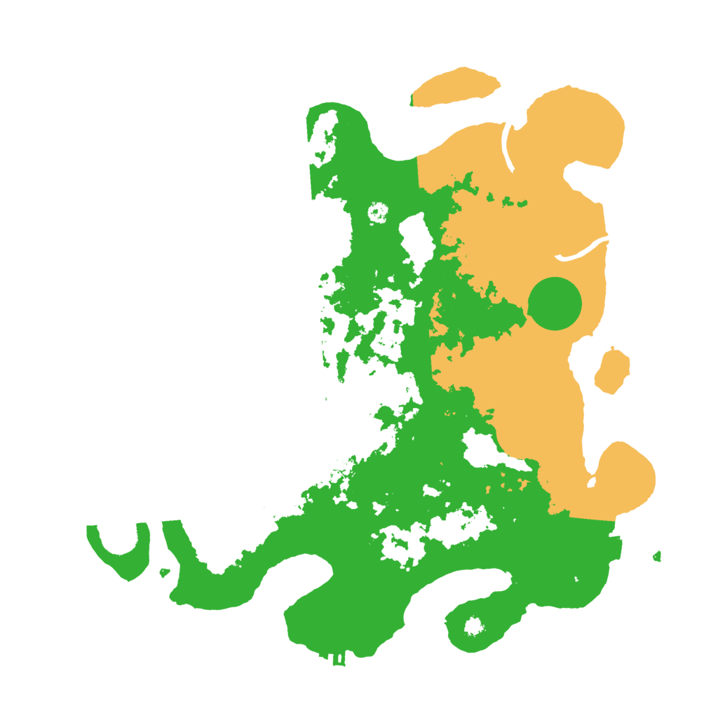 Biome Rust Map: Procedural Map, Size: 3550, Seed: 41429802