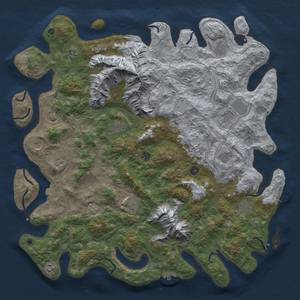 Thumbnail Rust Map: Procedural Map, Size: 5000, Seed: 672885886, 19 Monuments