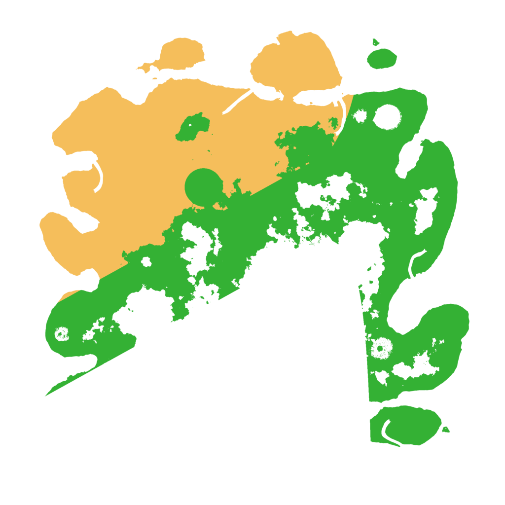 Biome Rust Map: Procedural Map, Size: 3550, Seed: 96972454