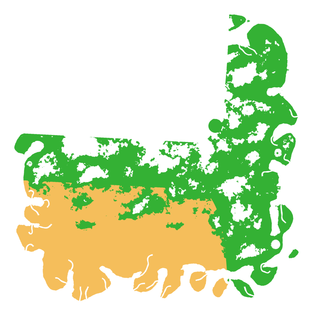 Biome Rust Map: Procedural Map, Size: 6000, Seed: 784005877