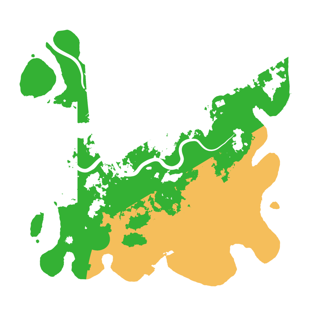 Biome Rust Map: Procedural Map, Size: 3700, Seed: 760564656