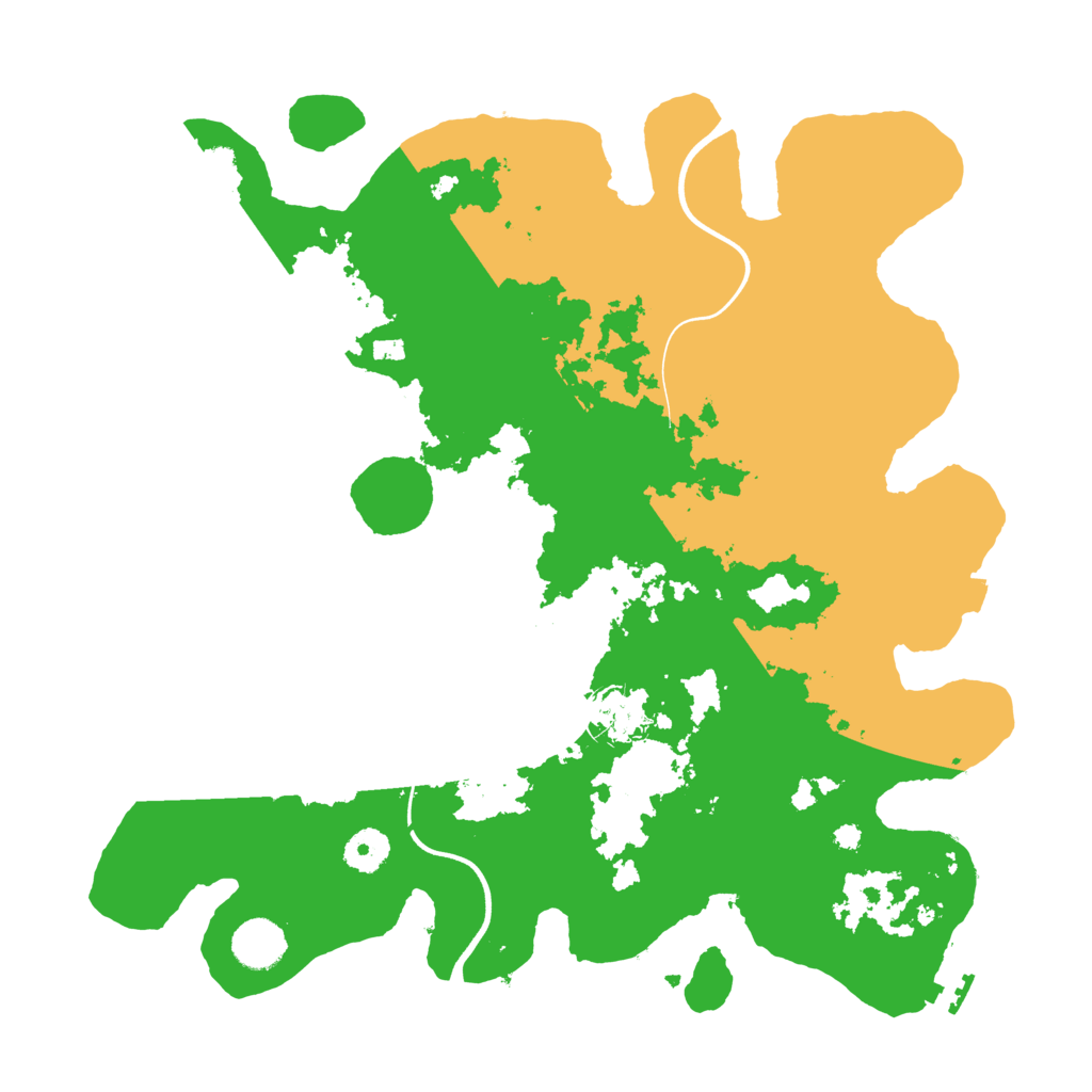 Biome Rust Map: Procedural Map, Size: 3750, Seed: 68615439