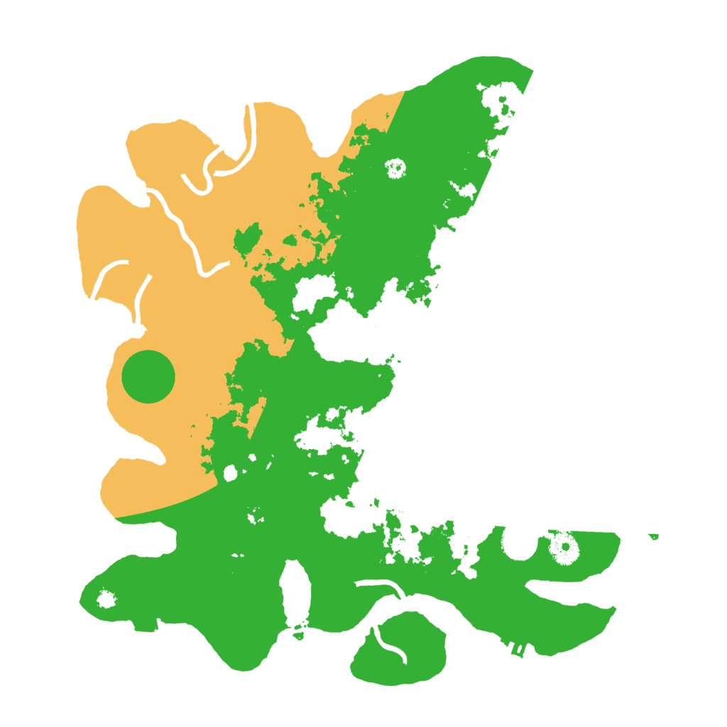 Biome Rust Map: Procedural Map, Size: 3600, Seed: 33078562