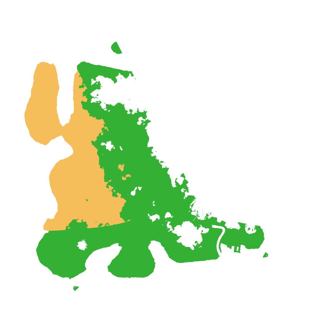 Biome Rust Map: Procedural Map, Size: 3000, Seed: 667263071