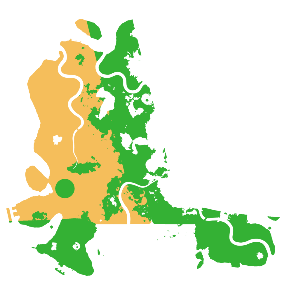 Biome Rust Map: Procedural Map, Size: 4100, Seed: 43508152