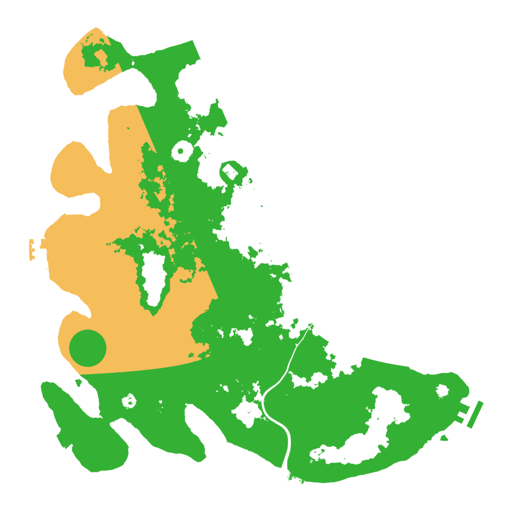 Biome Rust Map: Procedural Map, Size: 3650, Seed: 6877952