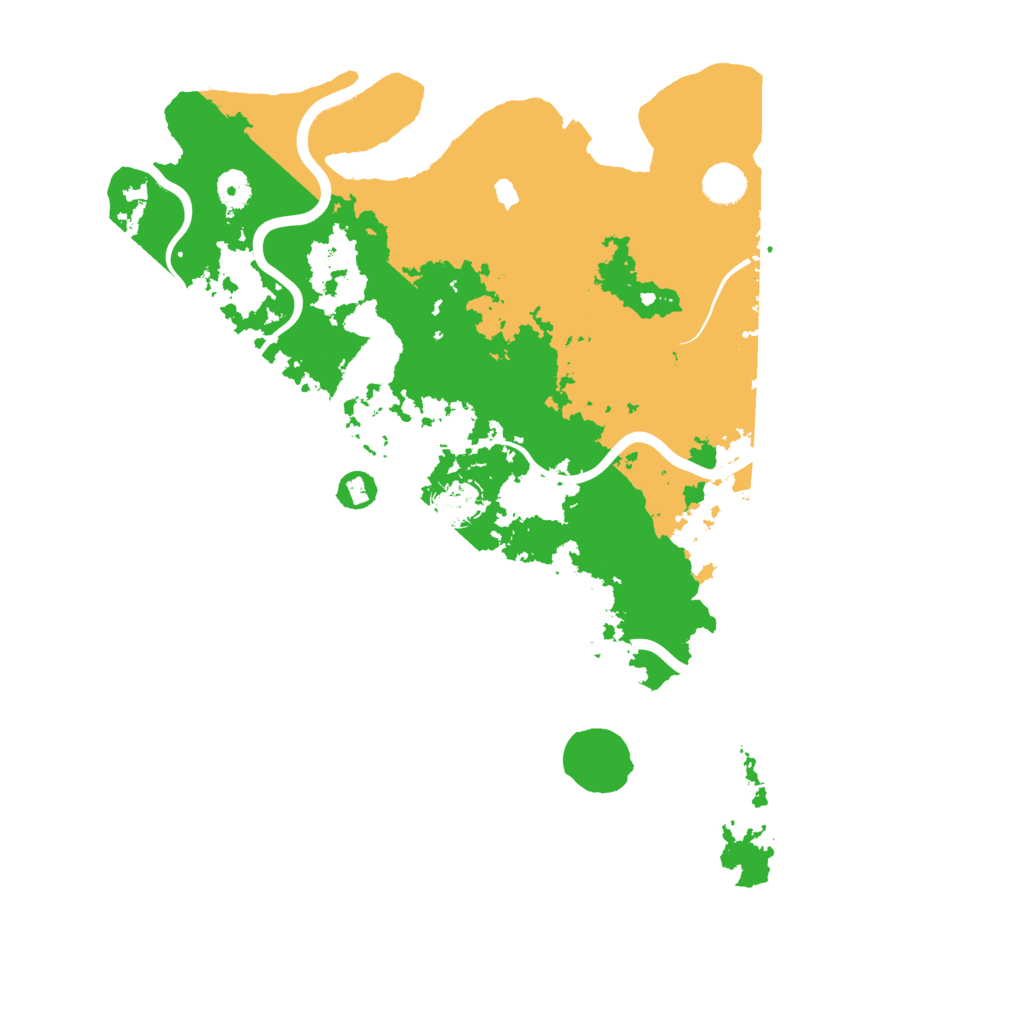Biome Rust Map: Procedural Map, Size: 4300, Seed: 84810995