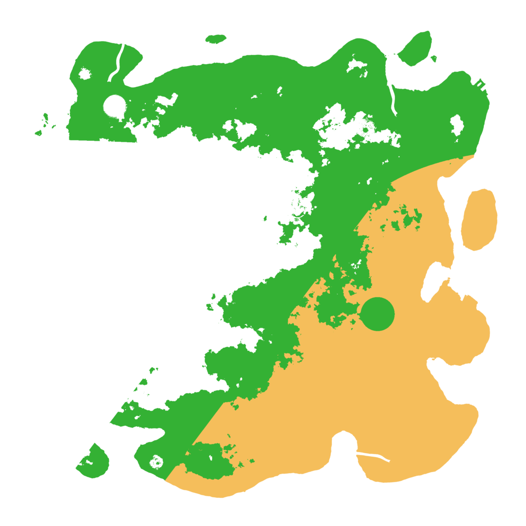 Biome Rust Map: Procedural Map, Size: 4100, Seed: 83075858