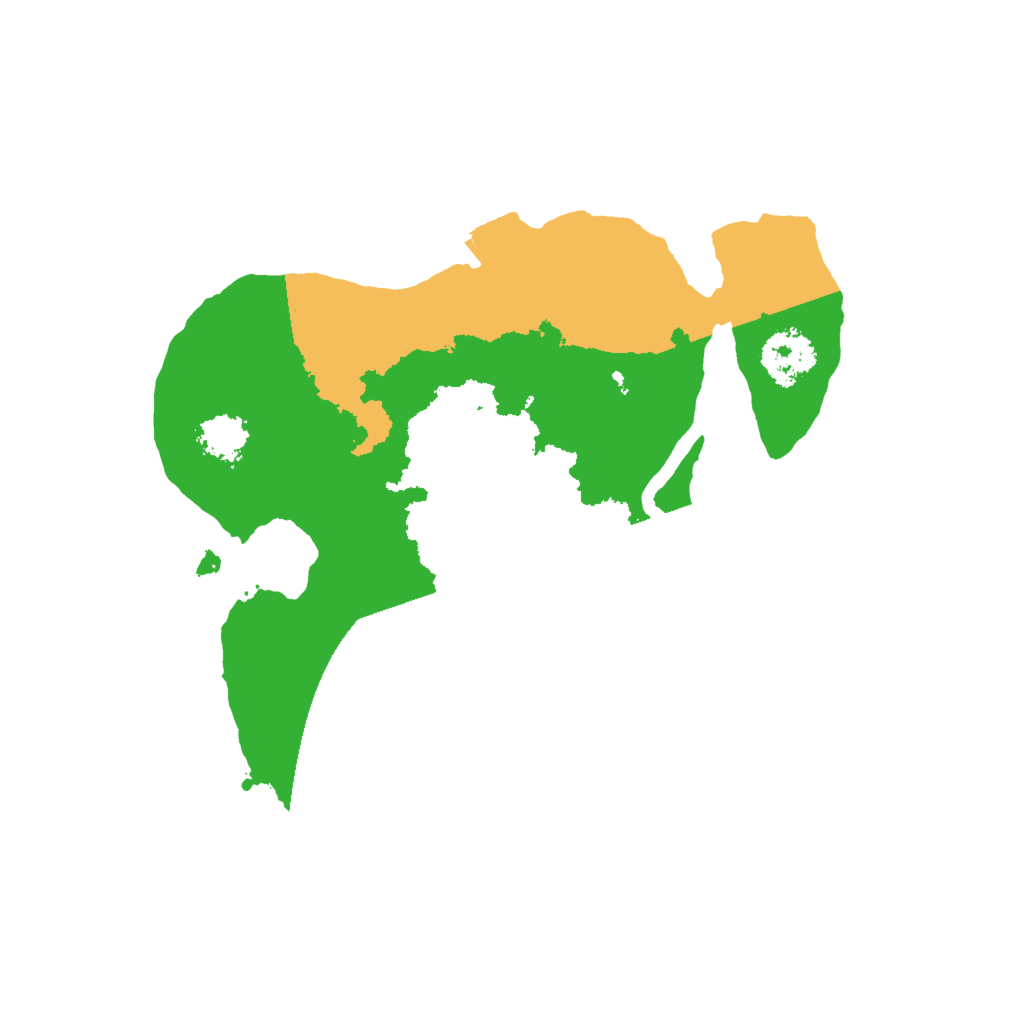 Biome Rust Map: Procedural Map, Size: 2000, Seed: 48948189