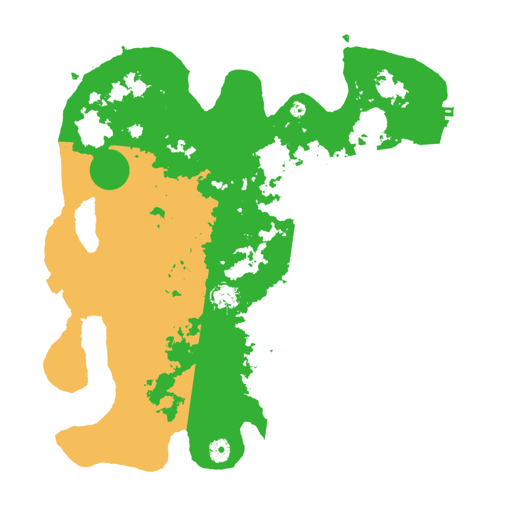 Biome Rust Map: Procedural Map, Size: 3500, Seed: 71951007