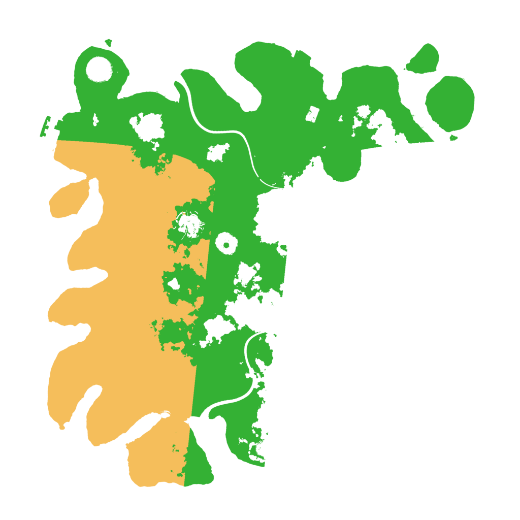 Biome Rust Map: Procedural Map, Size: 3600, Seed: 74131358