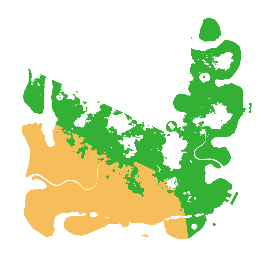 Biome Rust Map: Procedural Map, Size: 3850, Seed: 71191240