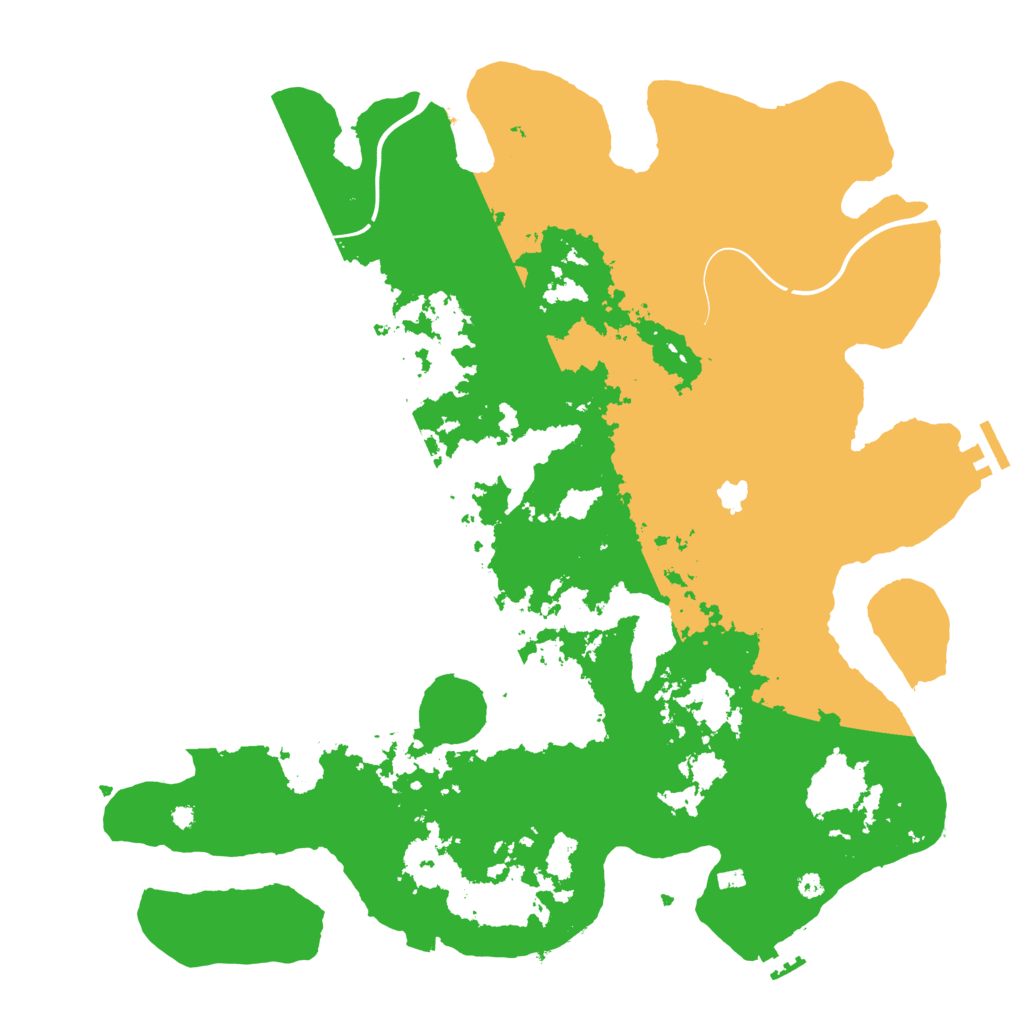 Biome Rust Map: Procedural Map, Size: 4100, Seed: 40430779