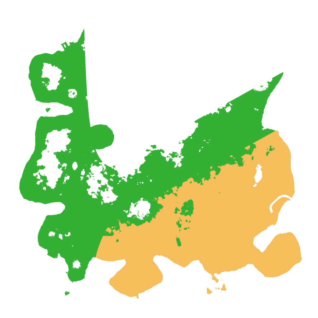Biome Rust Map: Procedural Map, Size: 3500, Seed: 23542355