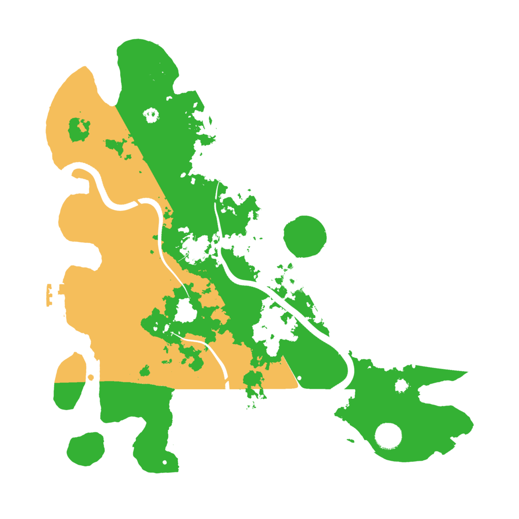 Biome Rust Map: Procedural Map, Size: 3500, Seed: 1174296975