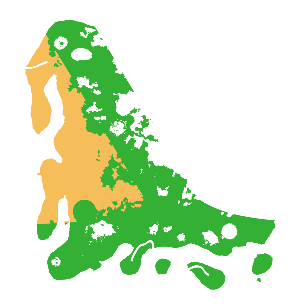 Biome Rust Map: Procedural Map, Size: 3500, Seed: 1657418320
