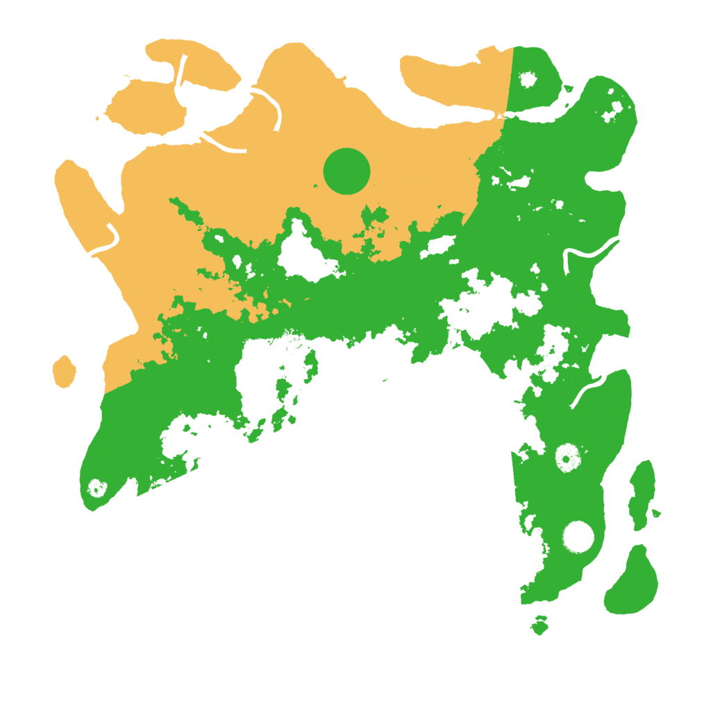 Biome Rust Map: Procedural Map, Size: 4000, Seed: 1995657875