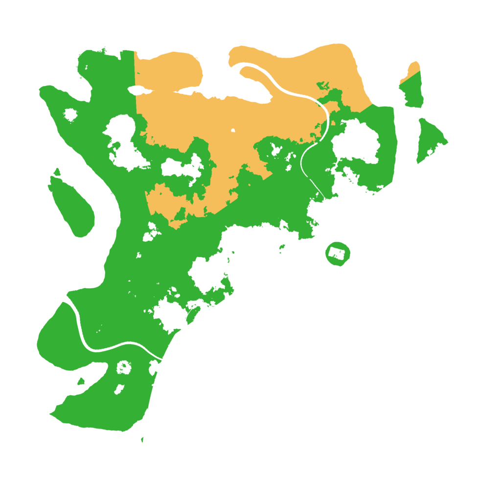Biome Rust Map: Procedural Map, Size: 3450, Seed: 28916361