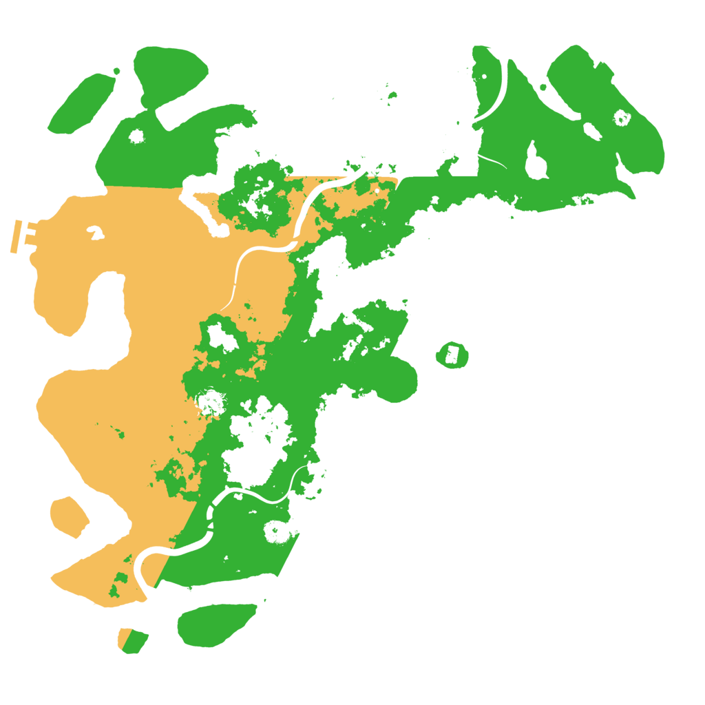 Biome Rust Map: Procedural Map, Size: 4300, Seed: 22222