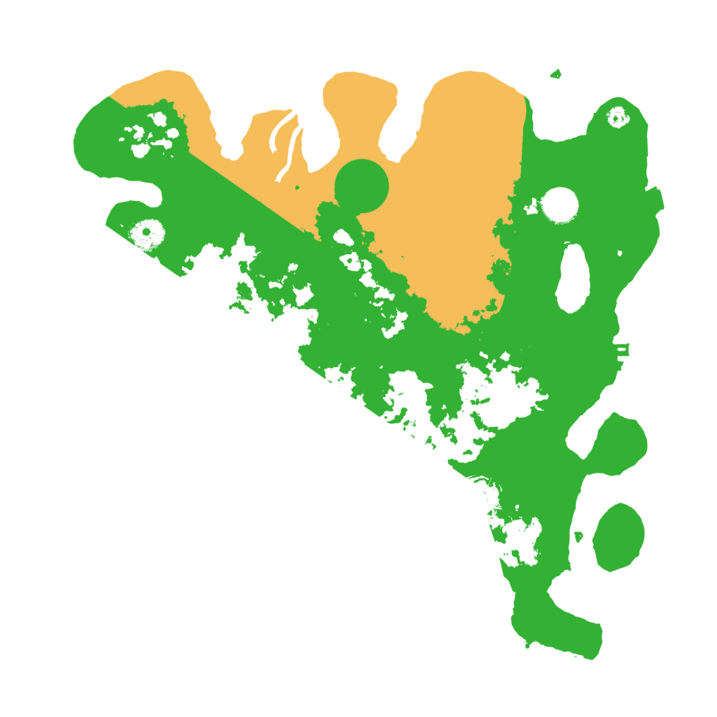 Biome Rust Map: Procedural Map, Size: 3500, Seed: 60895152