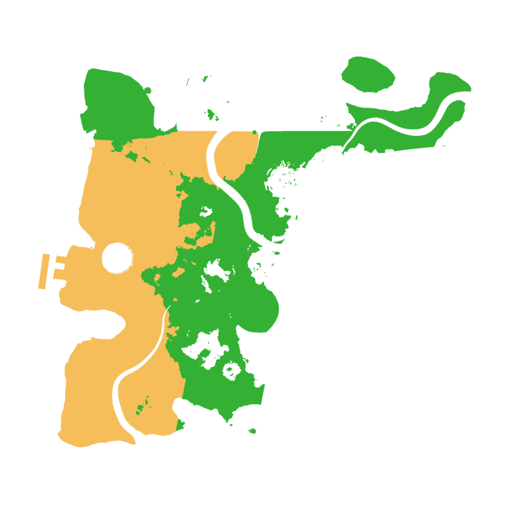 Biome Rust Map: Procedural Map, Size: 3000, Seed: 8850012