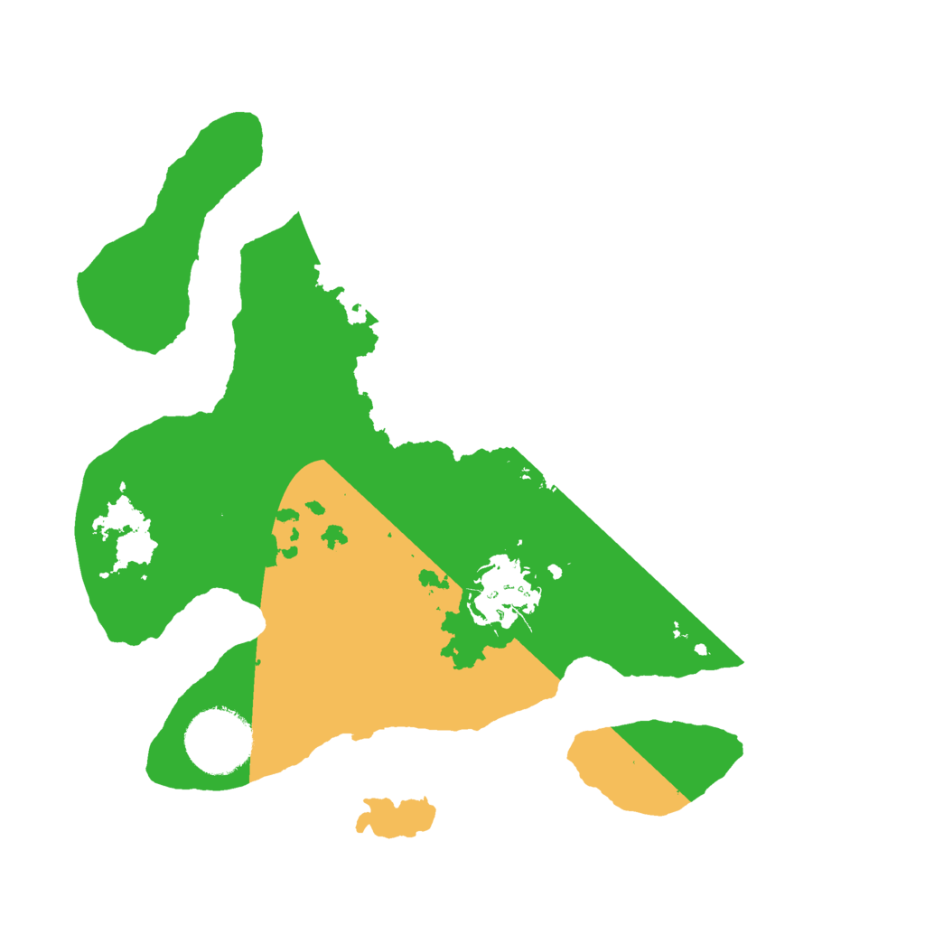 Biome Rust Map: Barren, Size: 2500, Seed: 6462