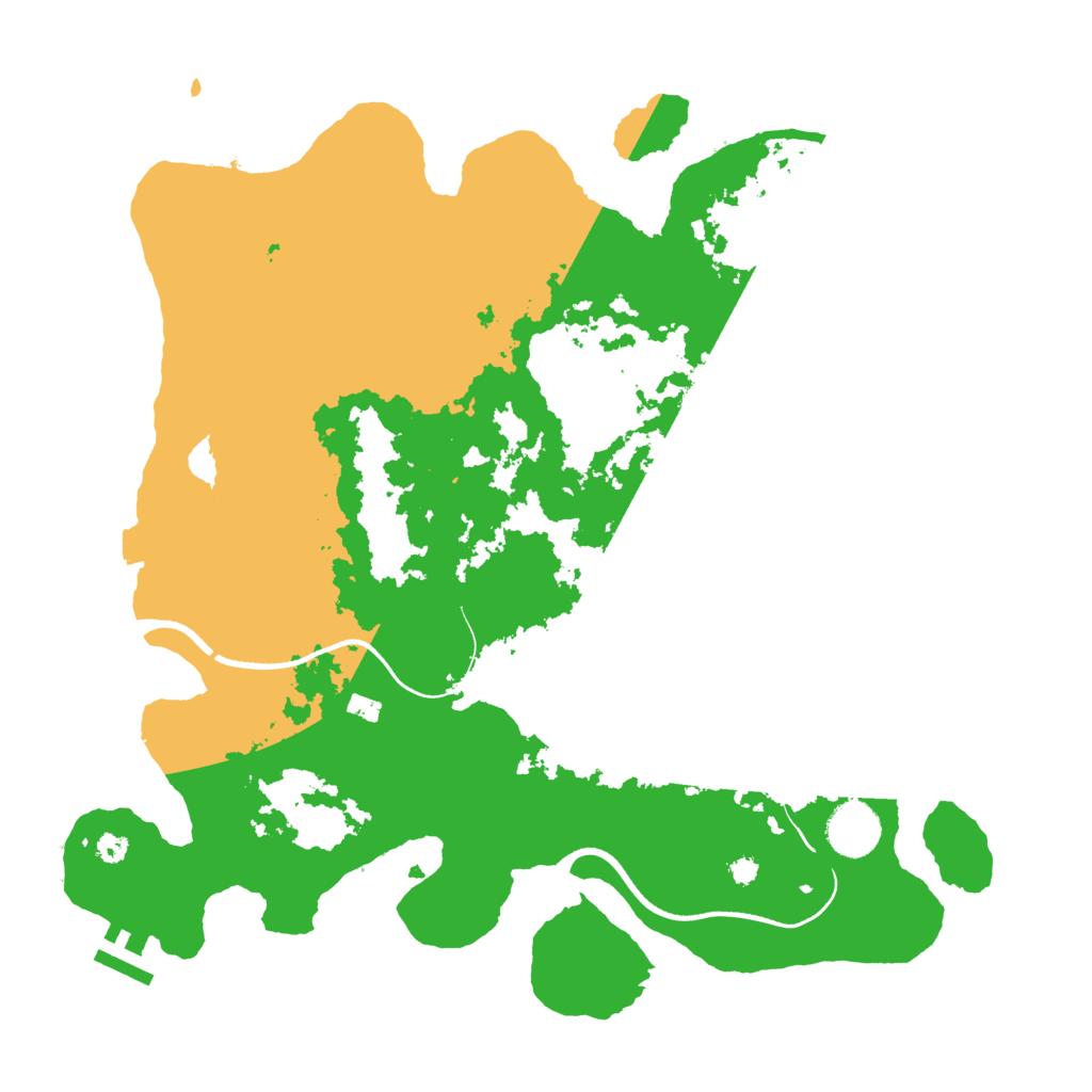 Biome Rust Map: Procedural Map, Size: 3600, Seed: 83030044