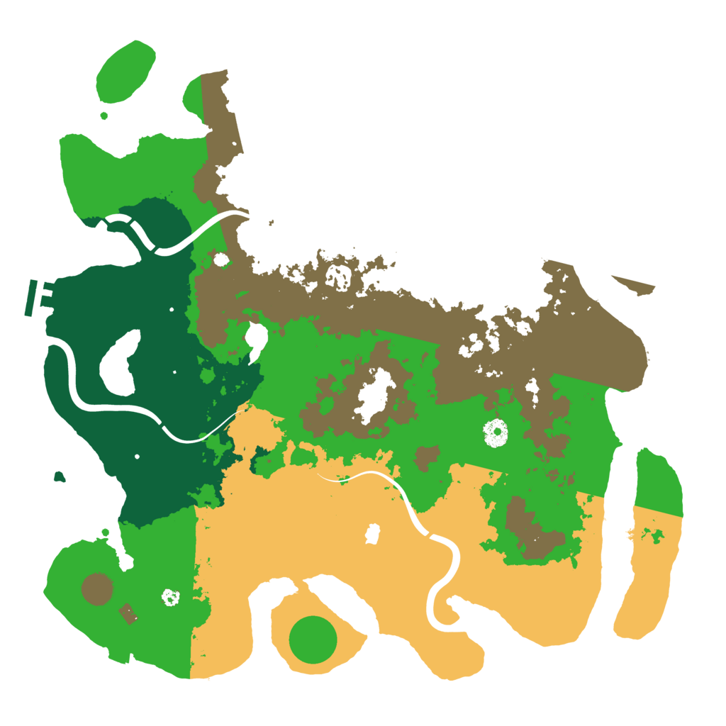 Biome Rust Map: Procedural Map, Size: 4000, Seed: 512516370