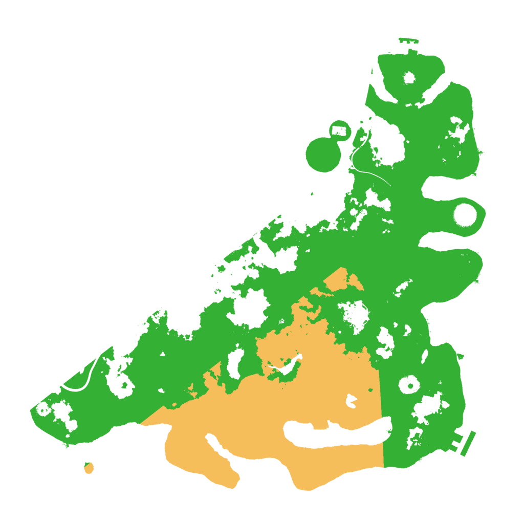 Biome Rust Map: Procedural Map, Size: 4000, Seed: 73409438