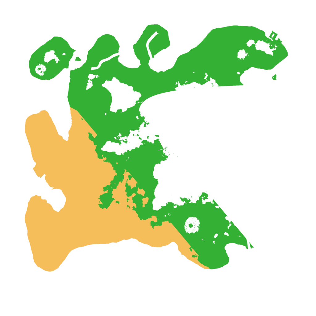 Biome Rust Map: Procedural Map, Size: 3000, Seed: 9632