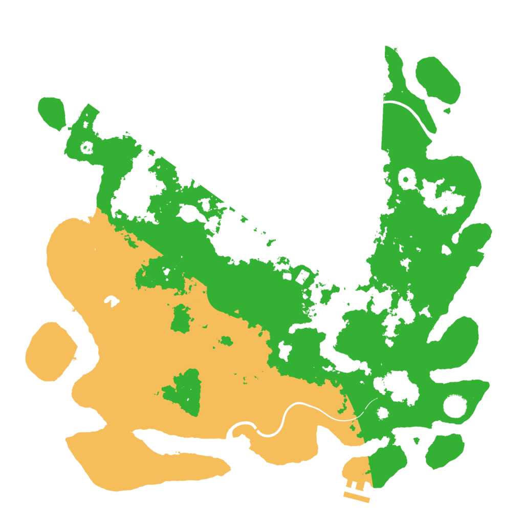 Biome Rust Map: Procedural Map, Size: 4000, Seed: 15946536