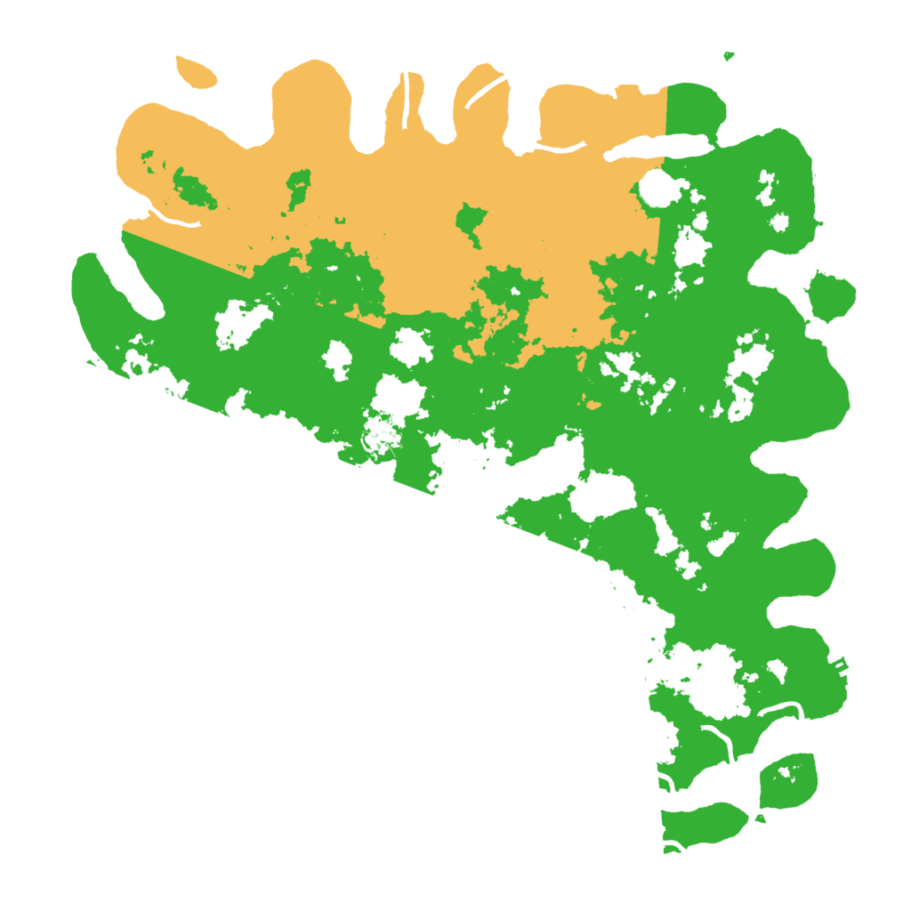 Biome Rust Map: Procedural Map, Size: 4500, Seed: 812216274