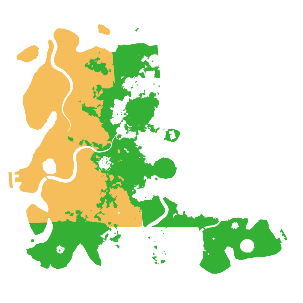 Biome Rust Map: Procedural Map, Size: 3850, Seed: 18427946