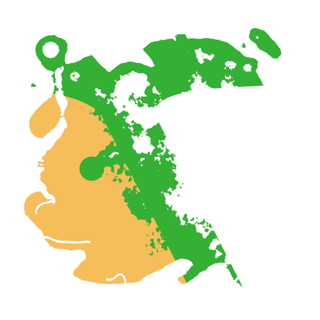 Biome Rust Map: Procedural Map, Size: 3500, Seed: 1662464559