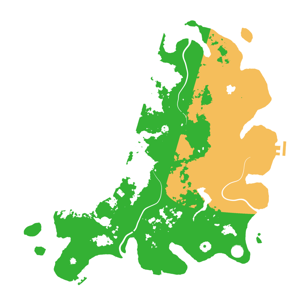 Biome Rust Map: Procedural Map, Size: 4100, Seed: 40864560