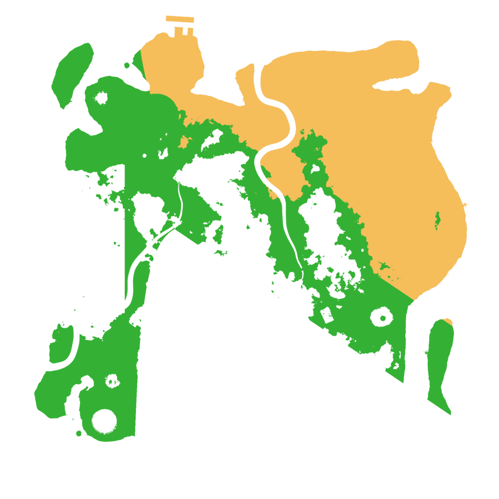 Biome Rust Map: Procedural Map, Size: 3600, Seed: 9312863