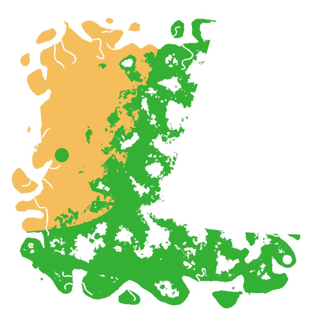 Biome Rust Map: Procedural Map, Size: 6000, Seed: 723474571